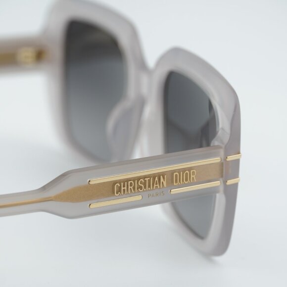 Dior DIORSIGNATURE S11F 78A1 Sunglasses Brown Square Frame, Grey Lenses main image 6